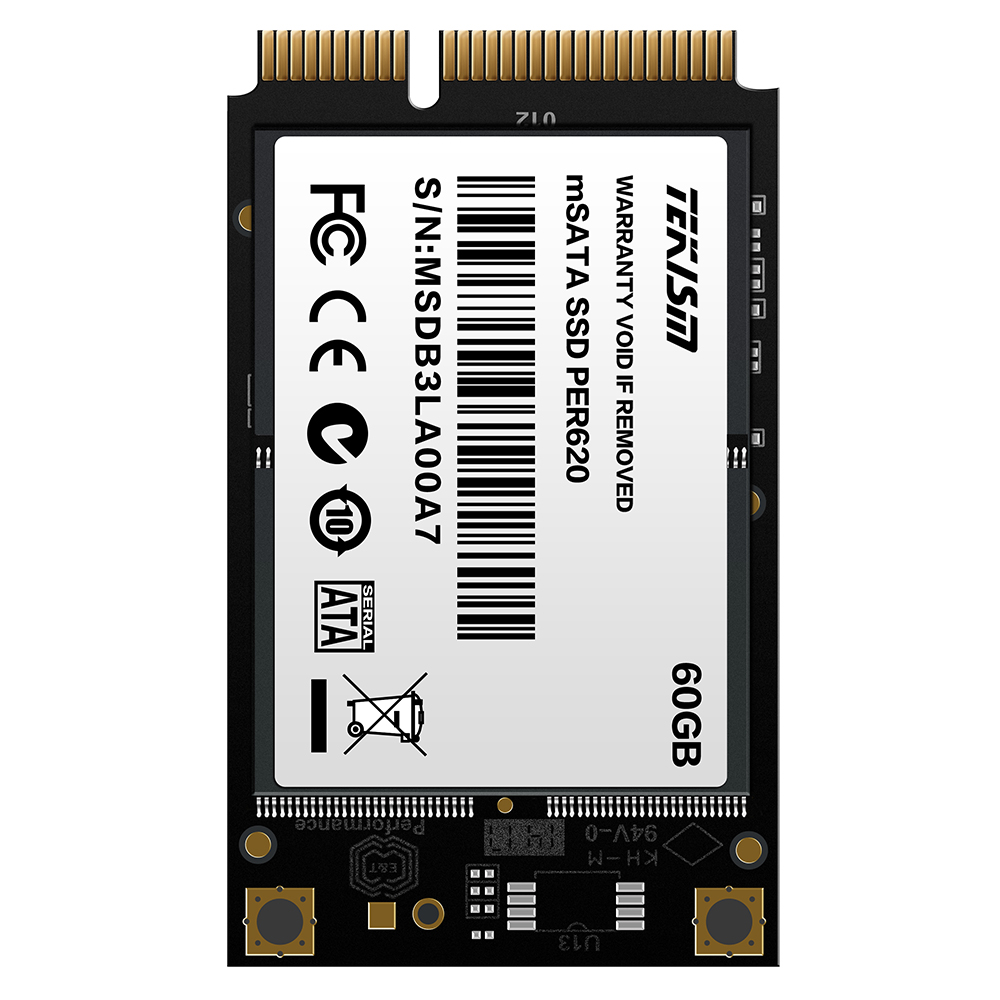TEKISM特科芯 PER620 60GB mSATA固态硬盘 SATA3传输规范