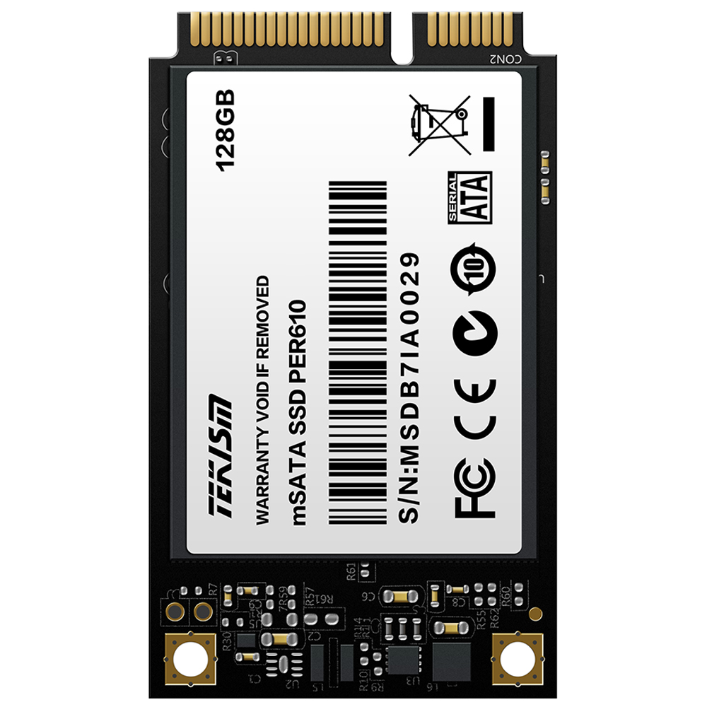 TEKISM特科芯 PER610 128GB mSATA固态硬盘 SATA3传输规范