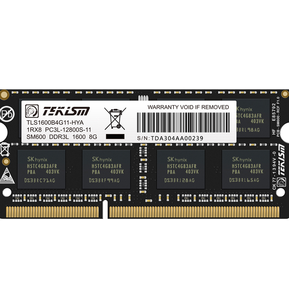 TEKISM特科芯 SM600 1600MHz DDR3L 8GB笔记本内存条【送精美礼品】