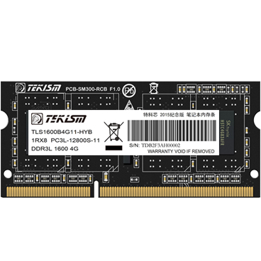 TEKISM特科芯 2015纪念版 1600MHz DDR3L 4GB笔记本内存条【送精美礼品】